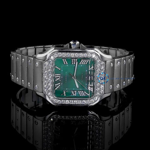 Green Dial Classic Luxury Wrist Watch