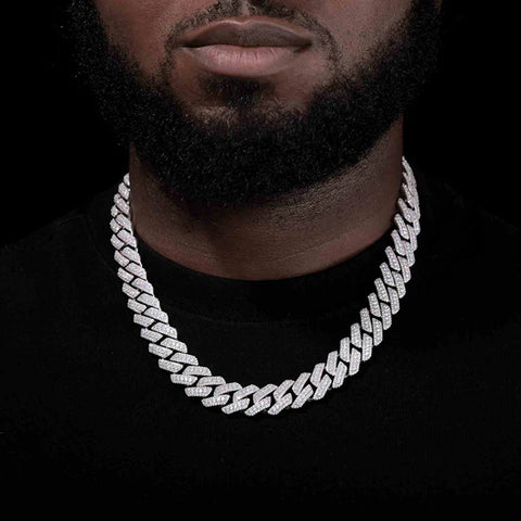 lab Created Moissanite Diamond Hip Hop Cuban Chain