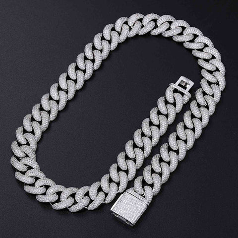 Ice Out Luxury Moissanite Hip Hop Cuban Chain